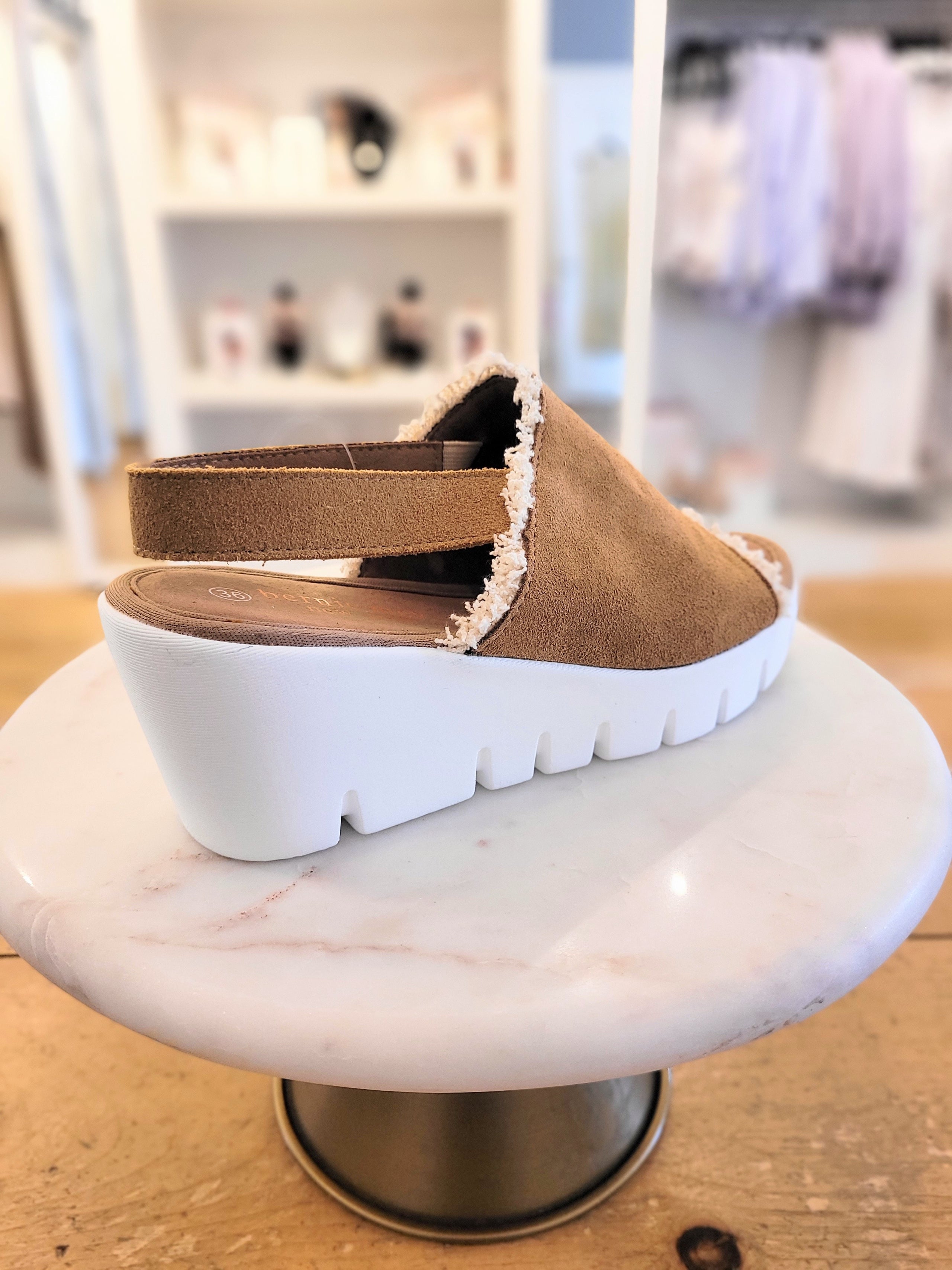 Fringe platform sandals sales